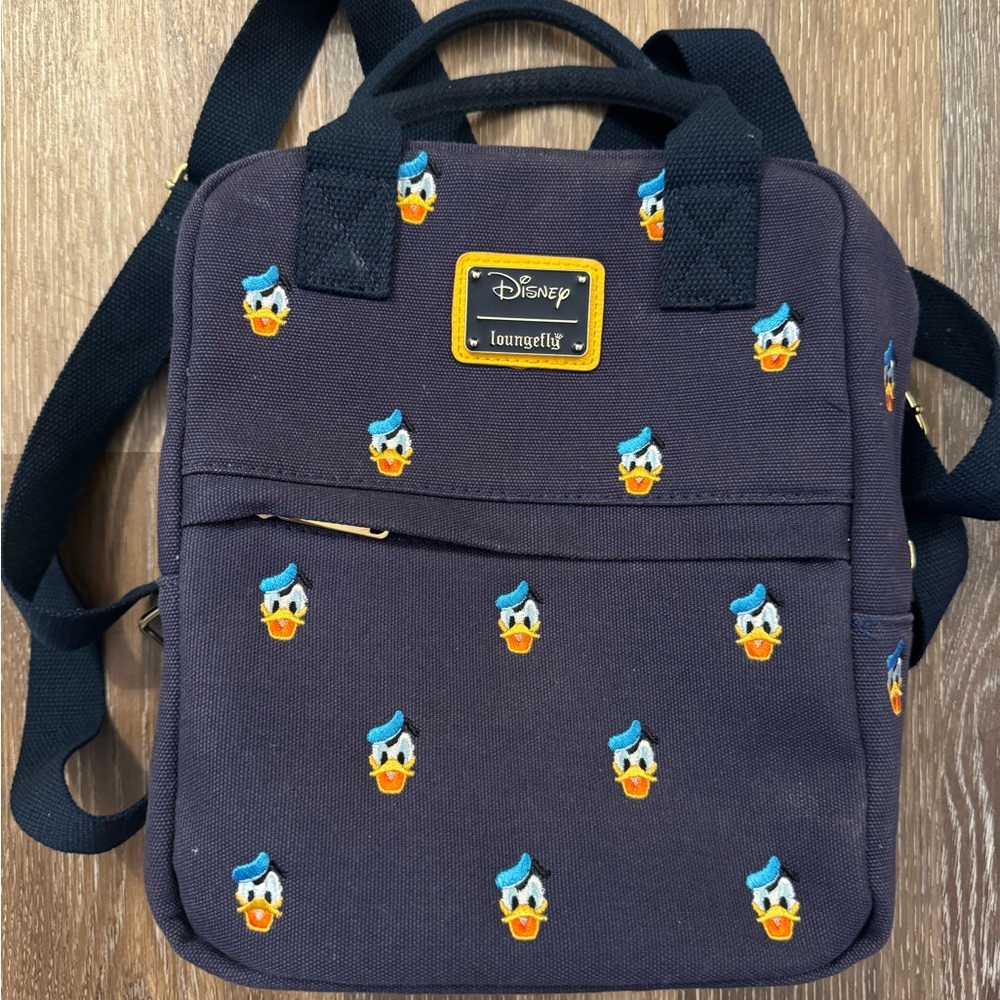Loungefly Donald Duck Canvas Backback